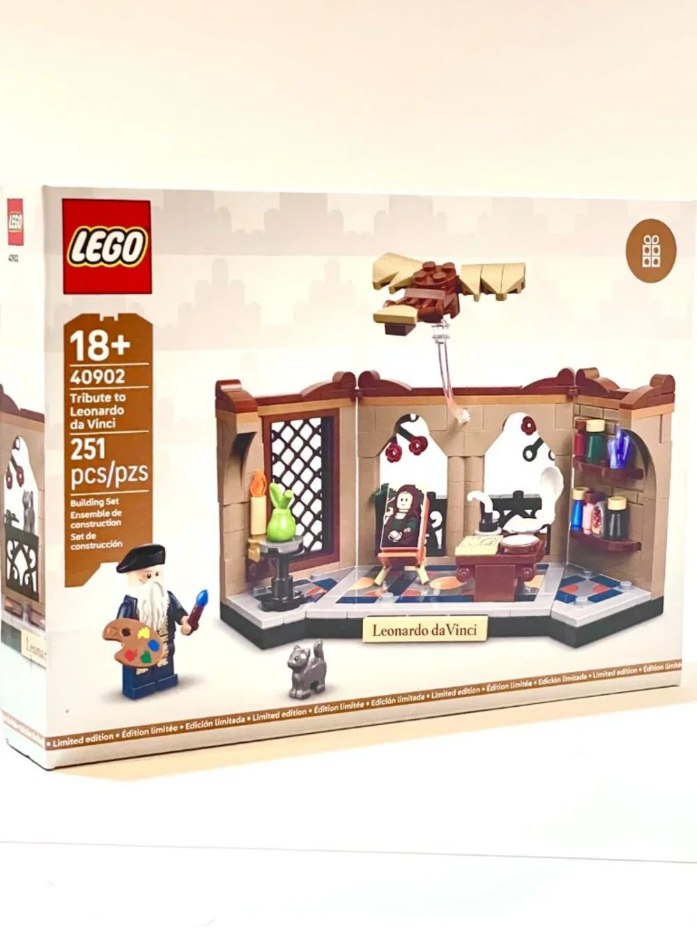 LEGO 40902 Tribute to Leonardo da Vinci NIB New Sealed In Hand